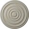 Ekena Millwork Carton Ceiling Medallion (For Canopies up to 2 5/8"), 12 5/8"OD x 1"P, Pot of Cream Crackle CM13CAPCC - alternate 1